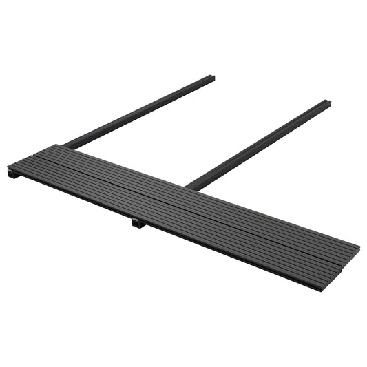 Pavimento da Deck 4 pcs Nero WPC