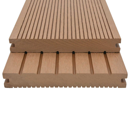 Pavimento da Deck 4 pcs Teak riciclato WPC
