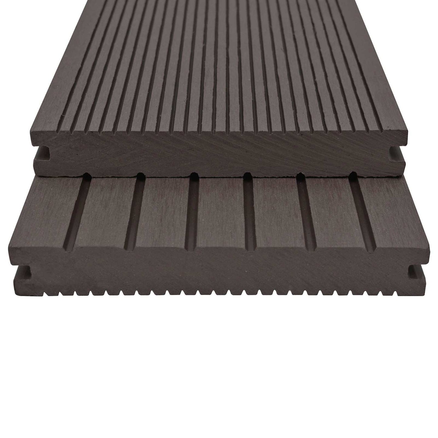 Pavimento da Deck 4 pcs Marrone Scuro WPC | homemem39