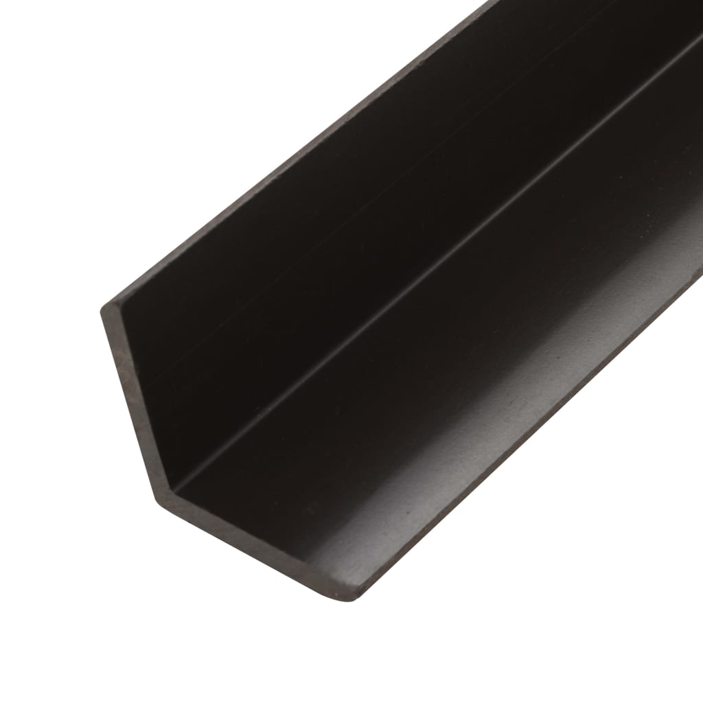Profili Angolari per Bordi 5 pz in WPC 170 cm Marrone Scuro - homemem39