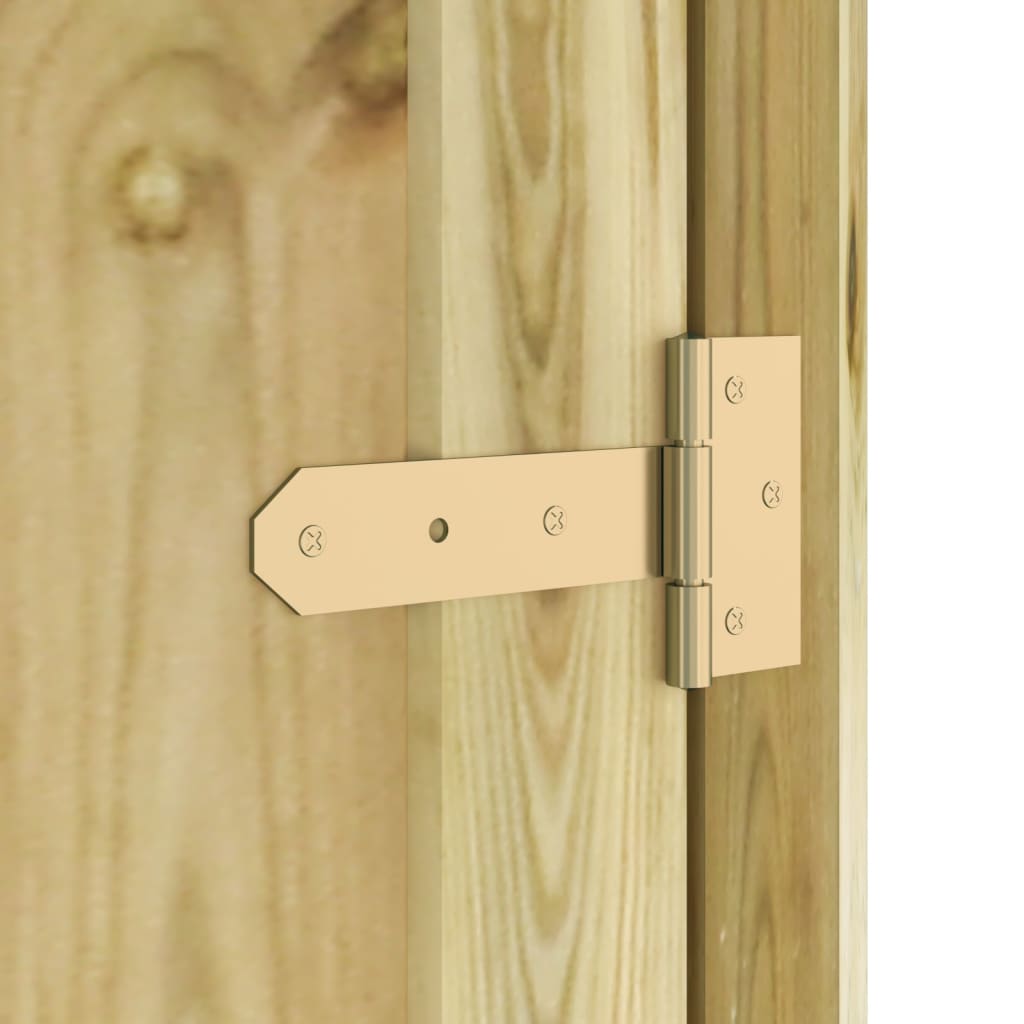 Capanno Attrezzi da Giardino in Pino Impregnato 182x76x175 cm - homemem39