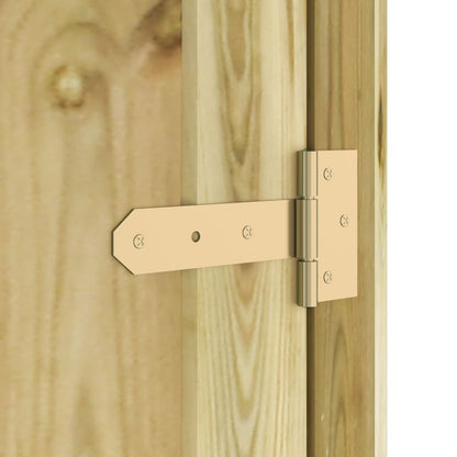 Capanno Attrezzi da Giardino in Pino Impregnato 182x76x175 cm - homemem39