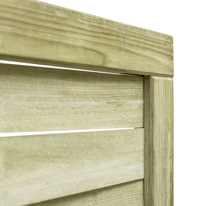 Cancello da Giardino Legno di Pino Impregnato 100x100 cm Verde | homemem39