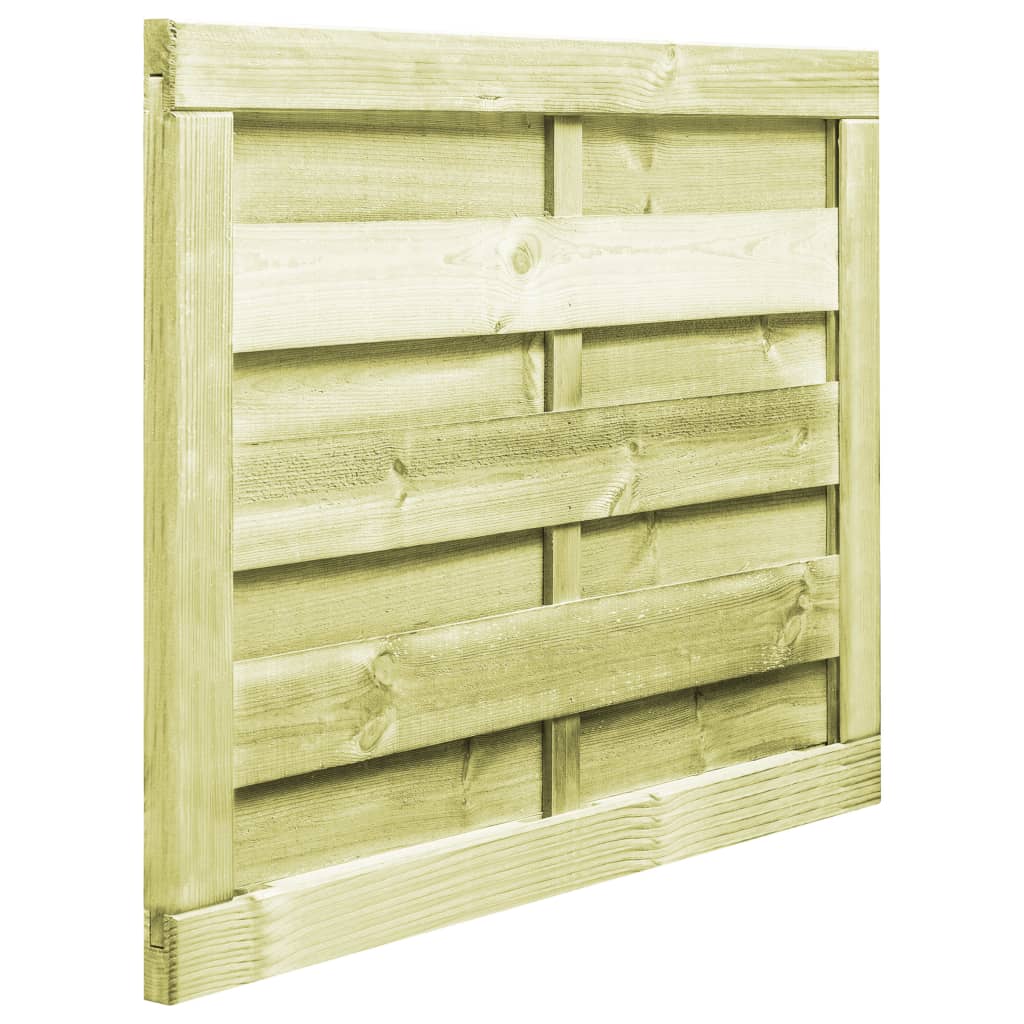 Cancello da Giardino in Legno di Pino Impregnato 100x75cm Verde | homemem39