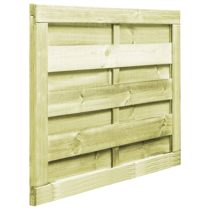Cancello da Giardino in Legno di Pino Impregnato 100x75cm Verde | homemem39