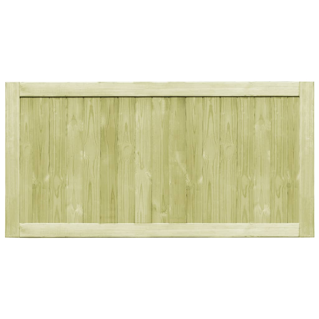Cancelli da Giardino 2 pz in Legno di Pino Impregnato 300x75 cm | homemem39