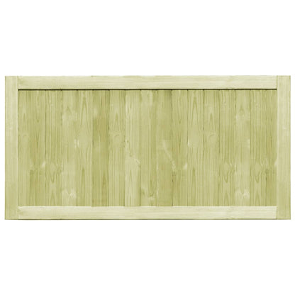 Cancelli da Giardino 2 pz in Legno di Pino Impregnato 300x75 cm | homemem39