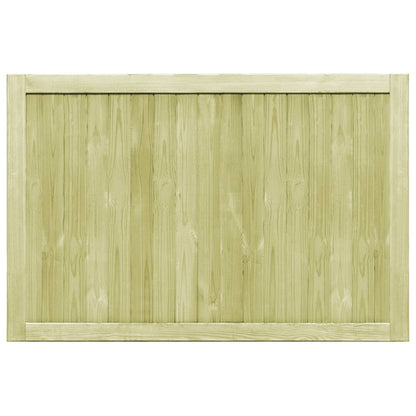 Cancelli da Giardino 2 pz in Legno di Pino Impregnato 300x100cm | homemem39