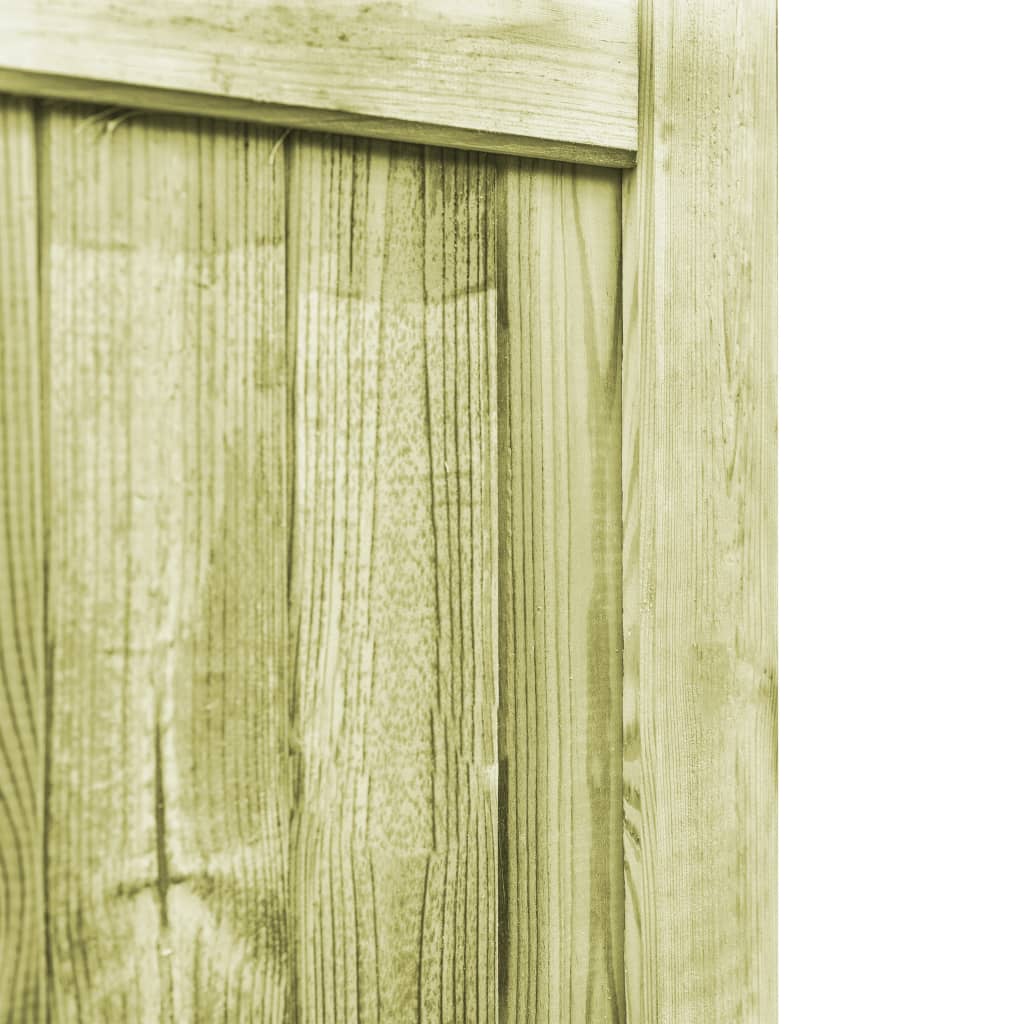 Cancelli da Giardino 2 pz in Legno di Pino Impregnato 300x100cm | homemem39