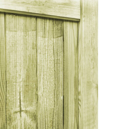 Cancelli da Giardino 2 pz in Legno di Pino Impregnato 300x100cm | homemem39