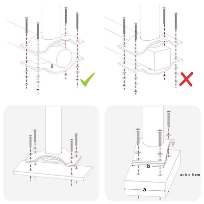 Tenda da Sole Laterale Retrattile 160 x 300 cm Grigia - homemem39