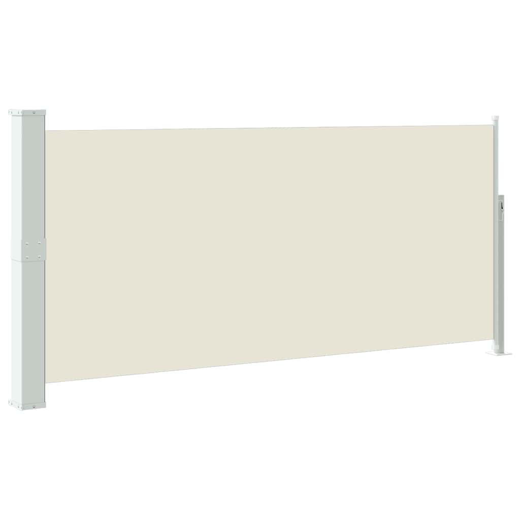 Tenda da Sole Laterale Retrattile 140 x 314 cm Crema