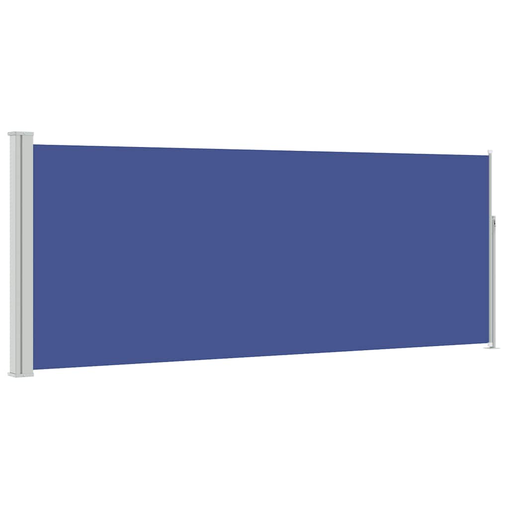 Tenda da Sole Laterale Retrattile 120 x 300 cm Blu