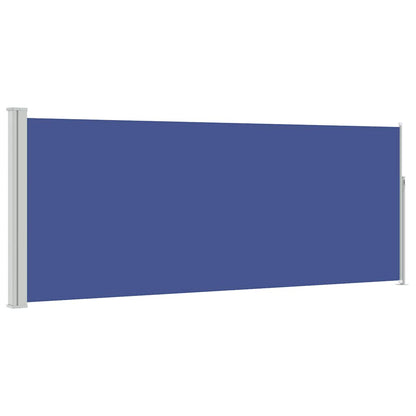 Tenda da Sole Laterale Retrattile 120 x 300 cm Blu