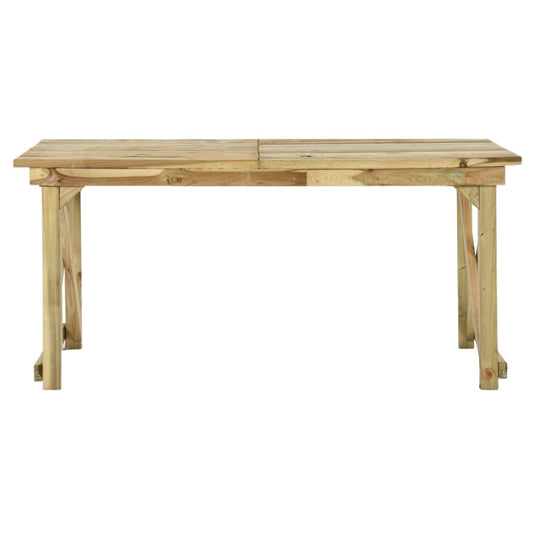 Tavolo da Giardino 160x79x75 cm in Legno | homemem39
