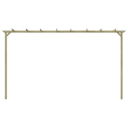 Pergola da Giardino Legno di Pino Impregnato 360x200x60 cm