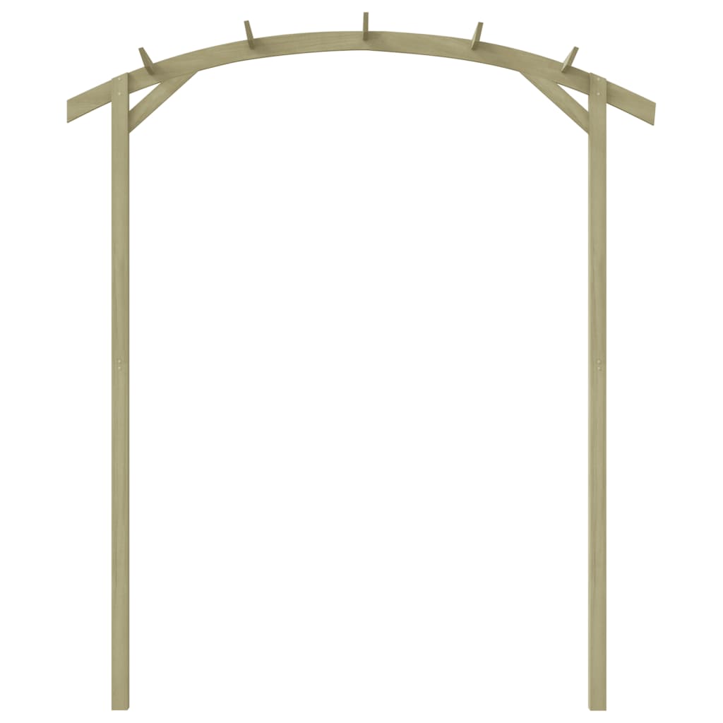 Pergola da Giardino Legno di Pino Impregnato 180x210x40 cm | homemem39