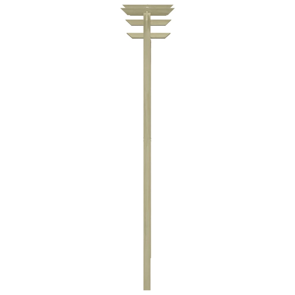 Pergola da Giardino Legno di Pino Impregnato 180x210x40 cm | homemem39