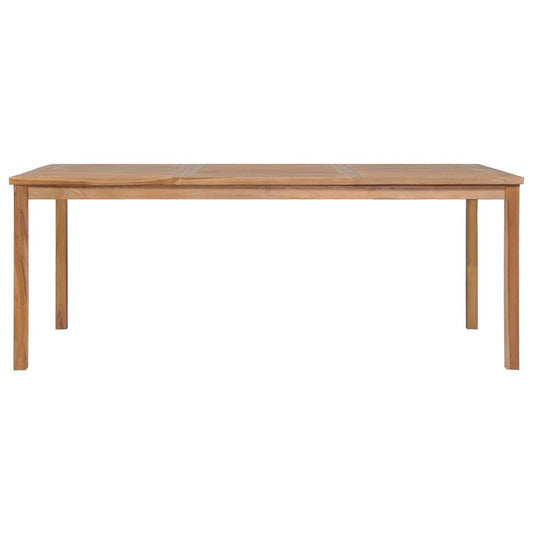 Tavolo da Giardino 200x100x77 cm in Legno Massello di Teak - homemem39