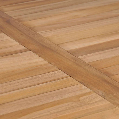 Set da Pranzo per Esterni 5 pz Legno Massello di Teak | homemem39