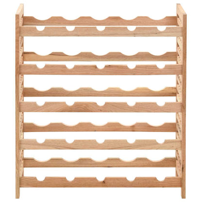 Portavini da 25 Bottiglie in Massello di Noce 63x25x73 cm