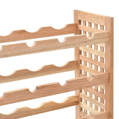 Portavini da 25 Bottiglie in Massello di Noce 63x25x73 cm