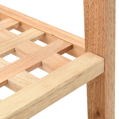 Scarpiera in Legno Massello di Noce 69x26x40 cm