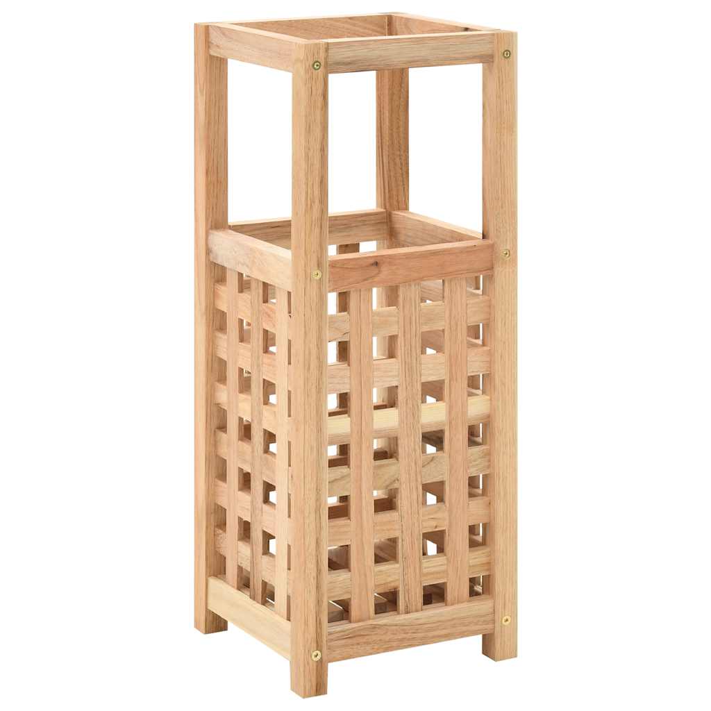 Portaombrelli in Legno Massello di Noce 18x18x50 cm | homemem39