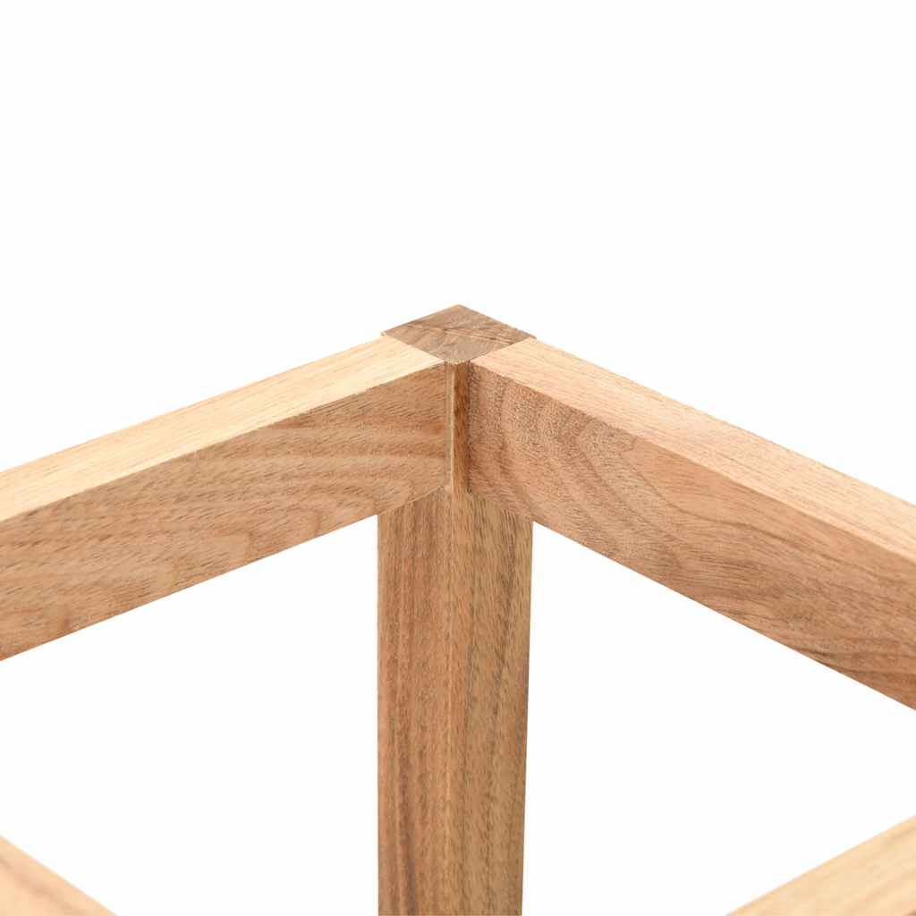 Portaombrelli in Legno Massello di Noce 18x18x50 cm | homemem39