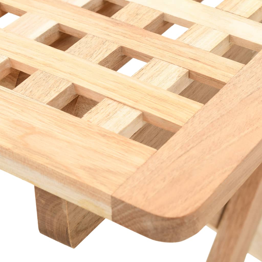 Tavolo Pieghevole in Legno di Noce 50x50x49 cm | homemem39
