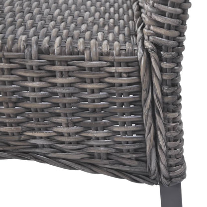 Sedie da Pranzo 6 pz Marroni in Rattan Kubu e Legno di Mango | homemem39