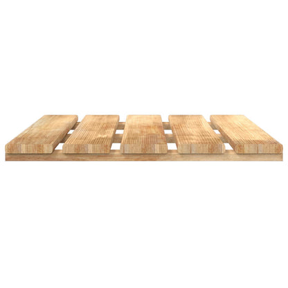 Piastrella per Decking 6 pcs Marrone 50 x 50 cm