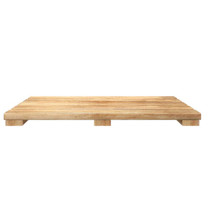 Piastrella per Decking 6 pcs Marrone 50 x 50 cm