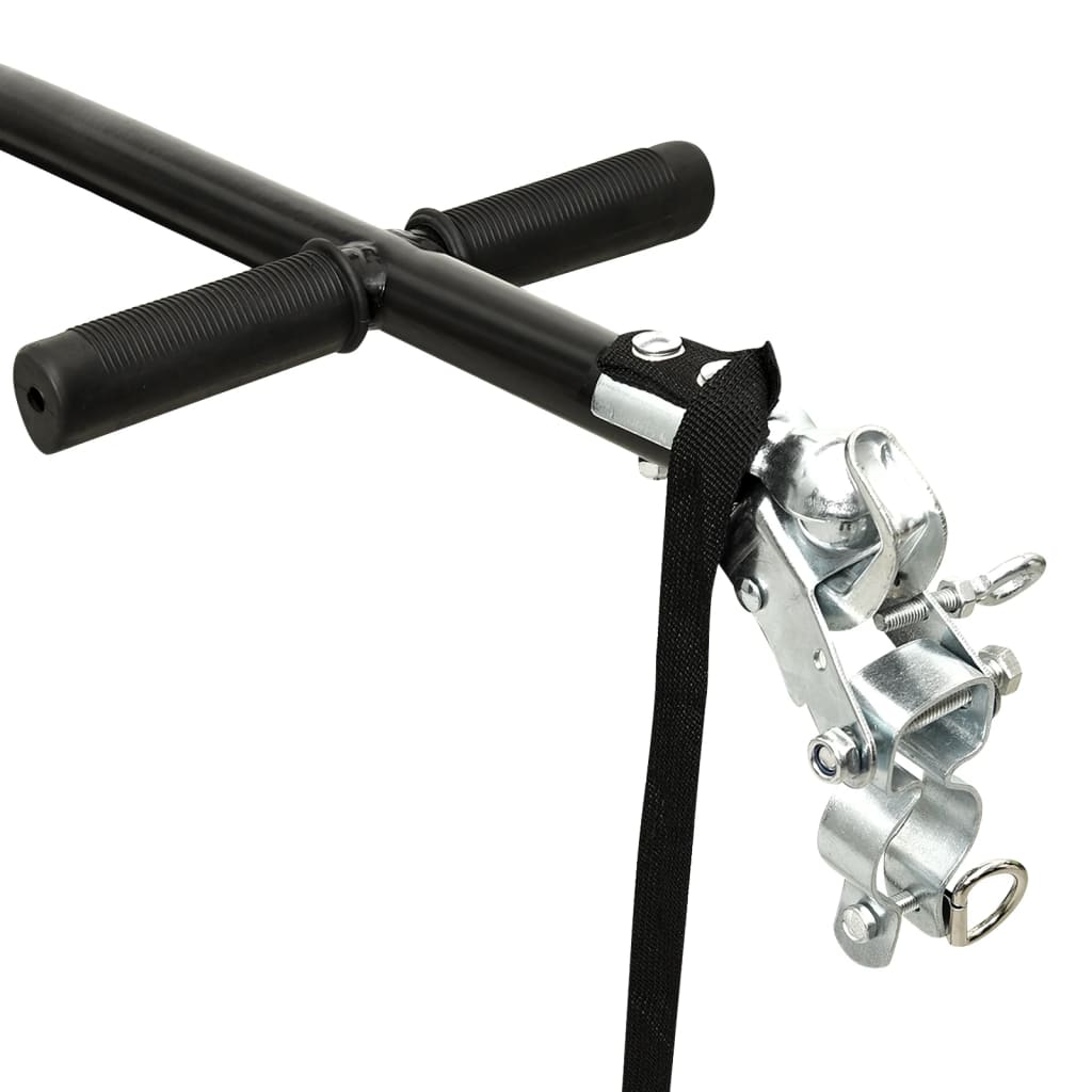 Rimorchio Bici/Carrello Manuale 155x60x83 cm in Acciaio Nero - homemem39