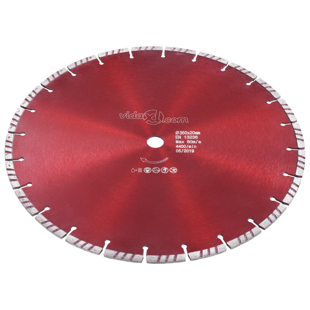 Disco da Taglio Diamantato con Turbo in Acciaio 350 mm | homemem39