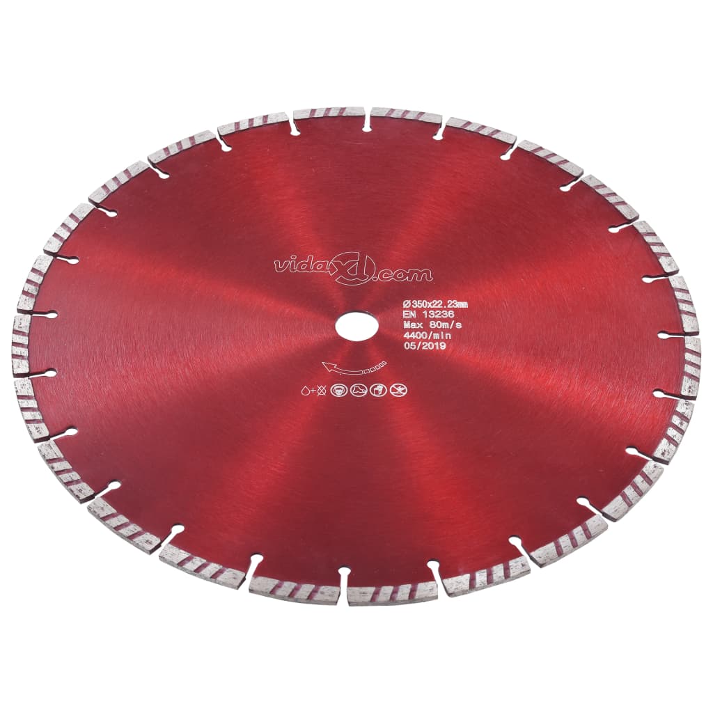 Disco da Taglio Diamantato con Turbo in Acciaio 350 mm | homemem39