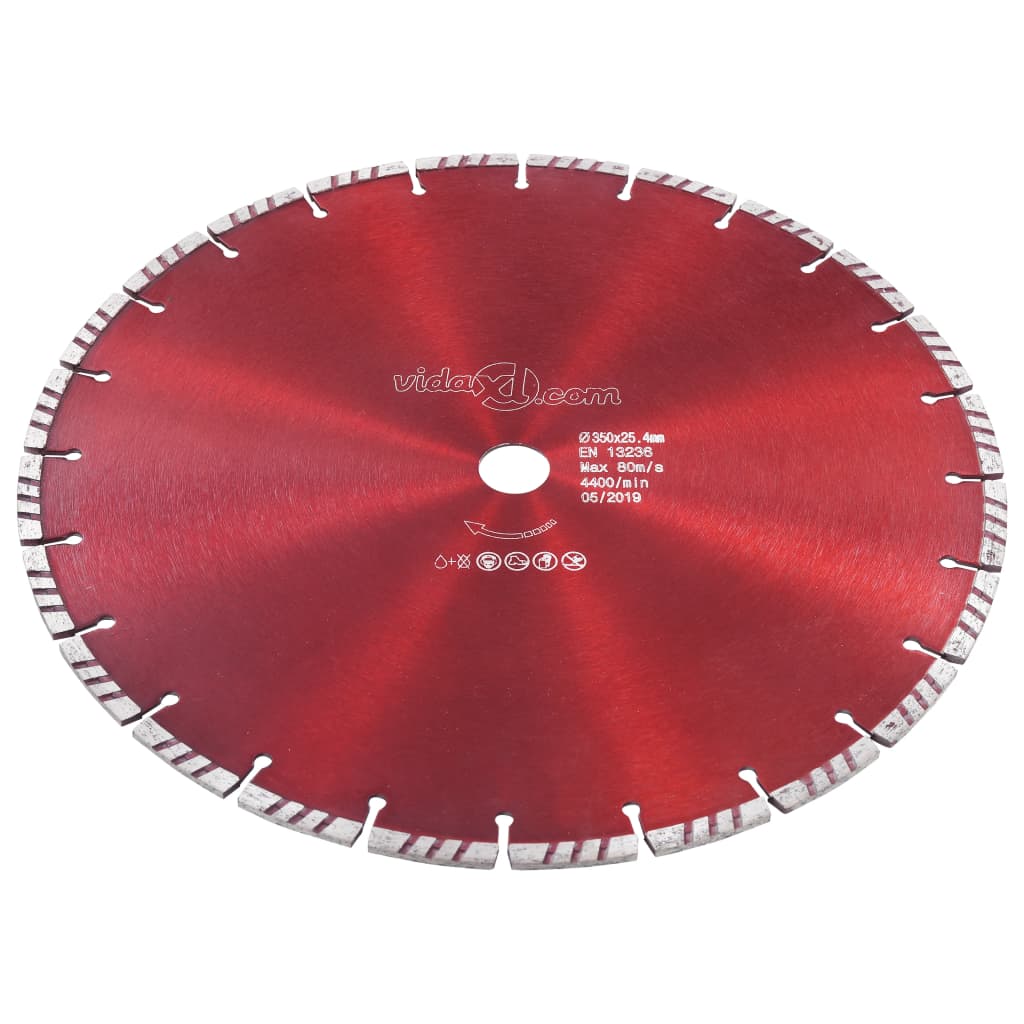 Disco da Taglio Diamantato con Turbo in Acciaio 350 mm | homemem39