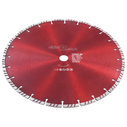 Disco da Taglio Diamantato con Turbo in Acciaio 350 mm | homemem39