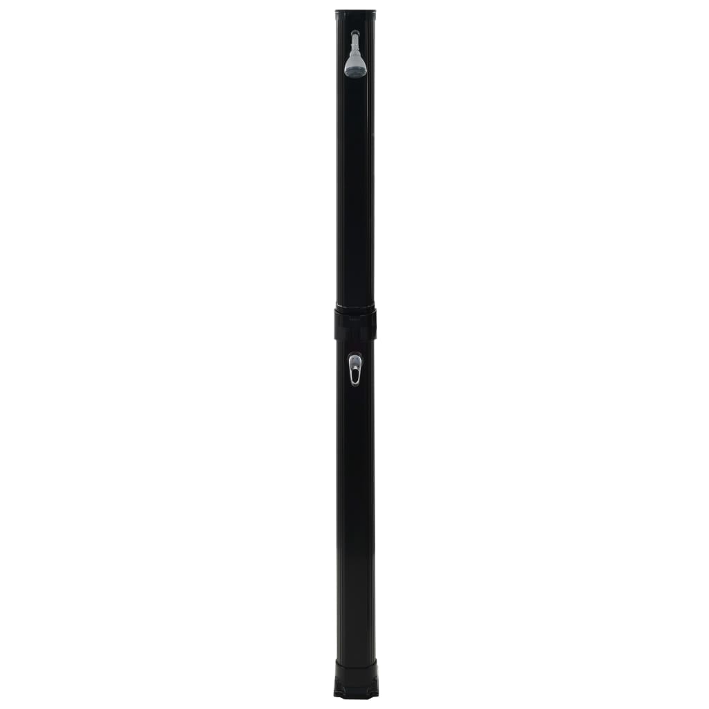 Doccia ad Energia Solare Pieghevole Nera 214 cm 23 L | homemem39