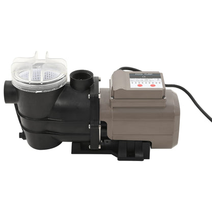 Pompa per Piscina con Timer Nera 0,25 HP 8000 L/h | homemem39