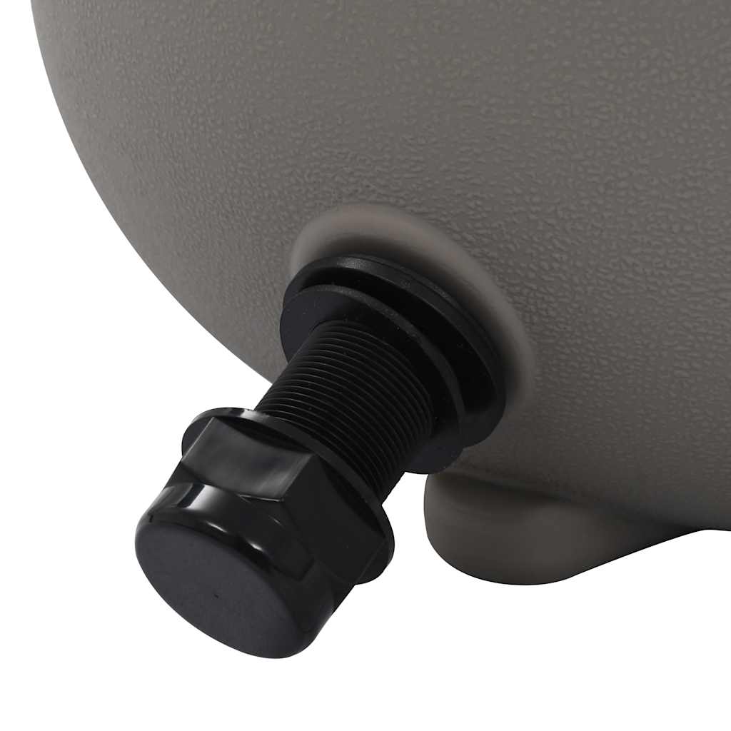 Filtro a Sabbia per Piscine Valvola a 4 Posizioni Grigio 350 mm - homemem39