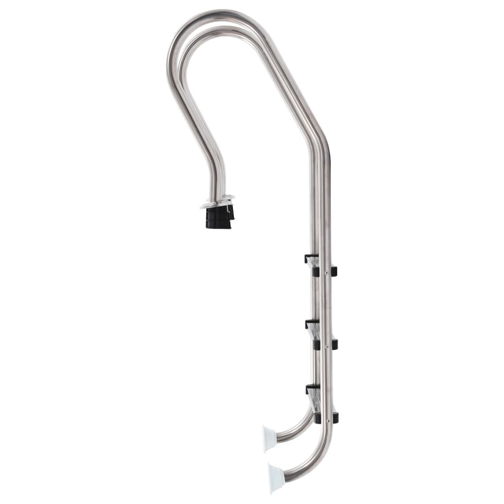 Scaletta per Piscina 3 Gradini in Acciaio Inox 304 120 cm - homemem39