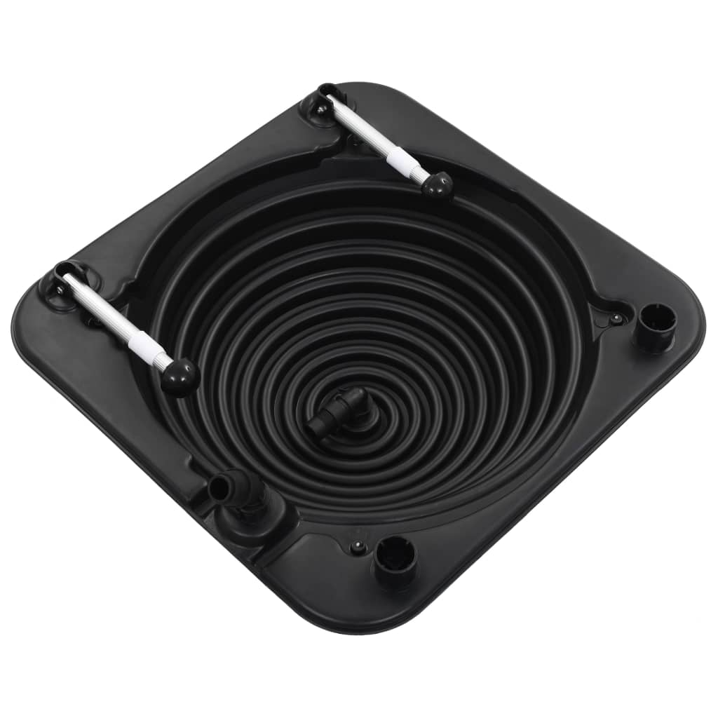 Riscaldatore Solare per Piscina 75x75x36 cm HDPE in Alluminio - homemem39