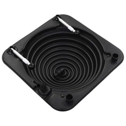 Riscaldatore Solare per Piscina 75x75x36 cm HDPE in Alluminio - homemem39
