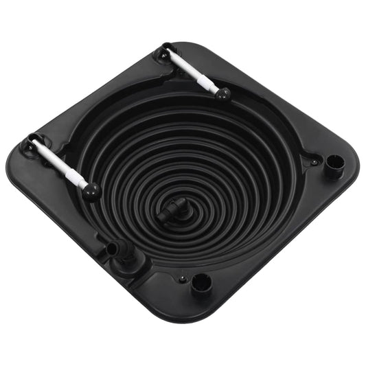 Riscaldatore Solare per Piscina 75x75x36 cm HDPE in Alluminio - homemem39