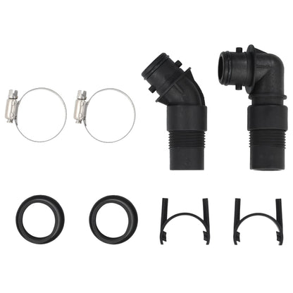 Riscaldatore Solare per Piscina 75x75x36 cm HDPE in Alluminio - homemem39