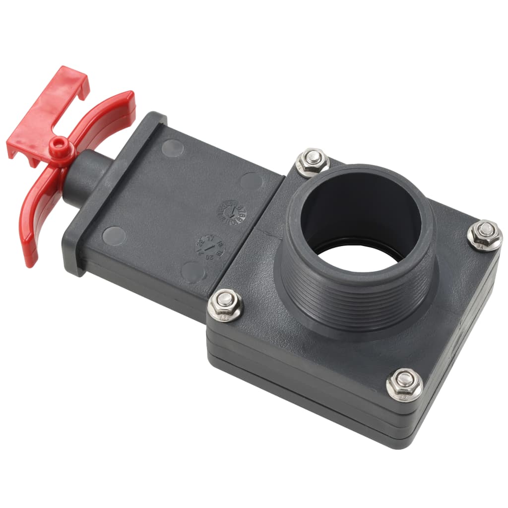 Valvola a Saracinesca per Piscina 2 pz 1,5"