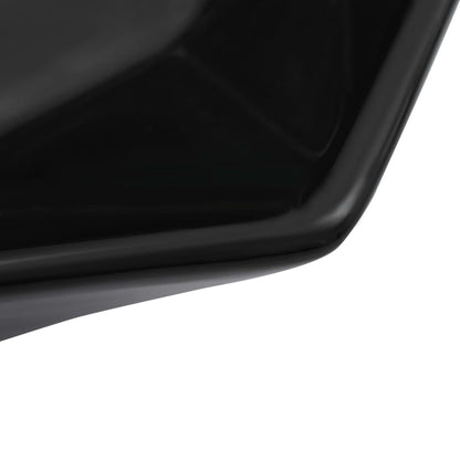 Lavandino 41x36,5x12 cm in Ceramica Nero | homemem39