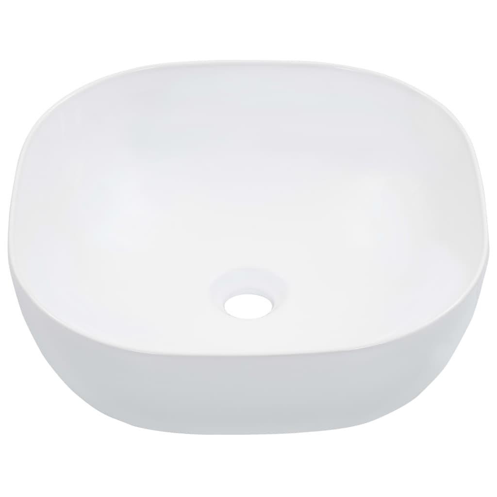 Lavandino 42,5x42,5x14,5 cm in Ceramica Bianco | homemem39