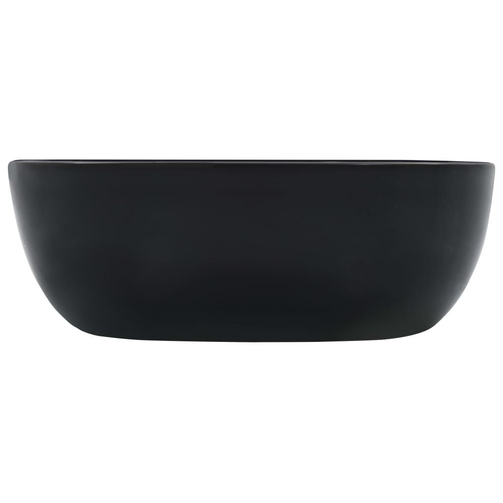 Lavandino 42,5x42,5x14,5 cm in Ceramica Nero | homemem39